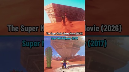 NEW Super Mario Galaxy Movie Trailer vs Games