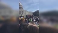 LiveLeak - Climate Strike protestors gather in front of Capitol Hill in Washington DC