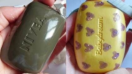 Soap Carving ASMR Relaxing Sounds no talking Satisfying ASMR Video