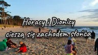 Horacy i Dionizy.  Zachód słońca w Cisowie