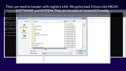 Manually installing Windows 10