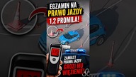 Egzamin na prawo jazdy zakończył się interwencją policji.  Ponad 1,2 promila #prawojazdy #policja
