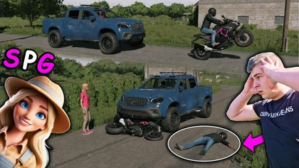 TEN ŻART BYŁ ZA MOCNY TO JA UKRADŁEM MOTOR WIKTORII POTRĄCIŁA MNIE PODCZAS POŚCIGU ... SPG259