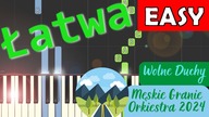  Wolne Duchy (Męskie Granie Orkiestra 2024) - Piano Tutorial (łatwa wersja)  NUTY W OPISIE 