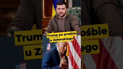 Trump po prośbie u Zełenskiego #polityka #Trump #Zelensky #wojnanaukrainie #iran #ukraina