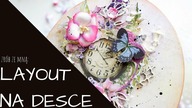 Layout na desce - scrapbooking & mixed media