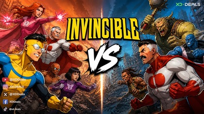 Invincible VS   Superhero Showdown | Brutal Fights Begin with XD. Deals 