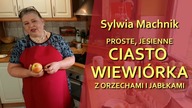 Proste ciasto wiewiórka (z orzechami i jabłkami)