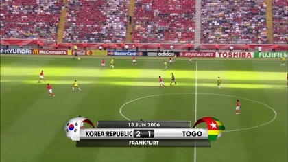 MŚ Niemcy 2006 - Korea Południowa-Togo 2:1 (13. 06. 2006)