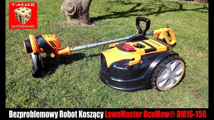 Bez Drutu, bez Nawigacji, bez Ładowania Robot Koszący LawnMaster OcuMow® DM16-150 Stawiasz i Działa