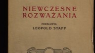 Wydanie Niewczesnych rozważań Fryderyka NIETZSCHEGO.  I cóż po filozofie w czas marny? ;-) .