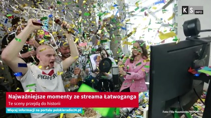 Najważniejsze momenty ze streama Łatwoganga.  Te sceny przejdą do historii [KS Info]