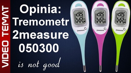 Termometr elektroniczny 2measure 050300 - Opinia