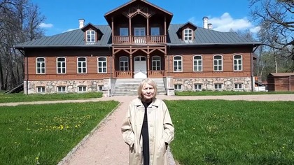 Manor house in Vilkiškės, Šalčininkai district, Lithuania.  Dwór w Wilkiszkach, r.  solecznicki, Litwa