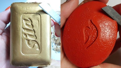 Soap Carving ASMR Relaxing Sounds no talking Satisfying ASMR Video