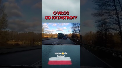 TIR wjeżdża jak taran! Czy to cud, że nikt nie zginął?!  #wypadek #tir #droga #polscykierowcy