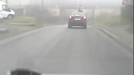 Zachaczył o wiadukt