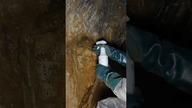Czyszczenie tabliczki w Jaskini Twardowskiego #krakow #jaskinia #jaskinie #speleo #speleology #cave