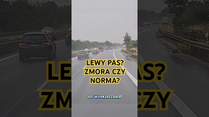 Lewy pas: blokowanie czy jazda zgodnie z przepisami?  #polscykierowcy #dyskusja #polskiedrogi