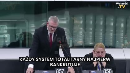 GRZEGORZ B.  WALCZY O WOLNOŚĆ SŁOWA W EUROPARLAMENCIE!