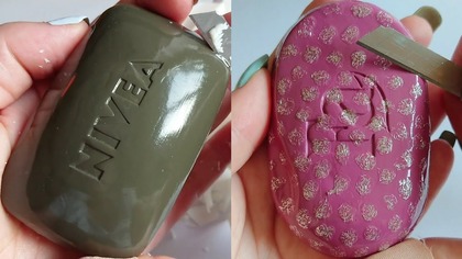 Soap Carving ASMR Relaxing Sounds no talking Satisfying ASMR Video #soapcarving #soapcuttingvideo