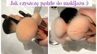 Jak czyszczę pędzle do makijażu Uporządkowana