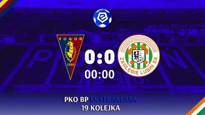 POGOŃ SZCZECIN VS ZAGŁĘBIE LUBIN NA ŻYWO - EKSTRAKLASA - 01. 02. 2025r.