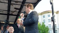 Janusz Korwin Mikke, Jacek Wilk, Marcin Rola, Socha: Marsz Wolności STOP SEGREGACJI SANITARNEJ