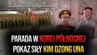 Parada wojskowa w Korei Północnej.  Pokaz siły Kim Dzong Una w Pjongjangu