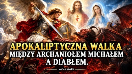 APOKALIPTYCZNA WALKA MIĘDZY ARCHANIOŁEM MICHAŁEM A DIABŁEM