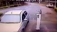 Piękna niespodzianka dla bandytów na motorze