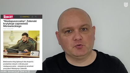 Zełenski To niedopuszczalne! Kryzys zbożowy wisi w powietrzu!