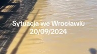 Sytuacja z rana.  Nie jest tak źle.  #wrocław #powódź