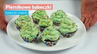 Piernikowe babeczki - babeczki choinki