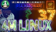 Test 4M Linux 37 JWM - niezależna Polska dystrybucja na prawdziwym komputerze Dell 7010 SFF