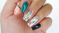 Autumn dream catcher nails art tutorial / Molly Lac / Allepaznokcie
