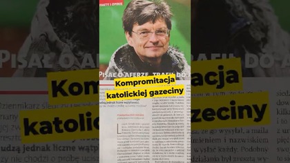 Kompromitacja katolickiej gazeciny #GośćNiedzielne #Kraskowski #polityka