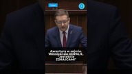 AWANTURA w sejmie.  Winnicki KRZYCZY: Jesteście ZDRAJCAMI #shorts