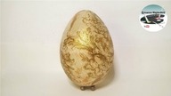 Jak zrobić złote jajo z efektem spękań [GOLD EASTER EGG WITH CRACKS EFFEKT] - Pomysły plastyczne DiY