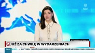 Polsat News - Zapowiedzi, pogoda z Wydarzeń 24, ogłoszenie społeczne, blok reklamowy i początek Wyda
