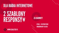 Szablony html5 responsywne dla radia internetowego z wbudowanym playerem
