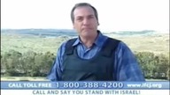 Australijski telefon StopFundingisrael po angielsku protestuje przeciwko izraelskiej grupie charytat