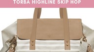 Torba Highline Backpack- Oyster Stripe Skip Hop