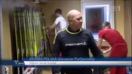 Justyna Kowalczyk testowała trasy (03. 02. 2014)