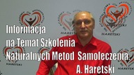 Informacja na Temat Szkolenia Naturalnych Metod Samoleczenia.  A.  Haretski.