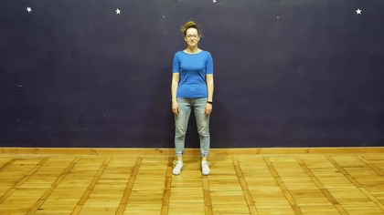 Warsztaty taneczne on-line z GDK gr.  młodsza układ z szarfami cz.  4