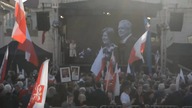 WALKI ULICZNE na hasła i okrzyki - OSTRO ! - podczas Marszu Pamięci 10 kwietnia 2017, Warszawa.