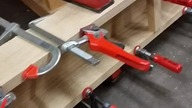 Great clamps...  and great oak  #diy #domidrewno #woodworking