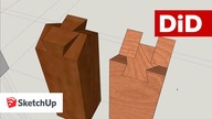 SU21.  Projekt: Osaka jo otemon hikae bashira tsugite - Japanese Joinery