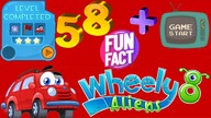Wheely 8 ALIENS All 3 stars Logic car puzzle game gameplay walkthrough free games iOS + 58 FUN FACTS